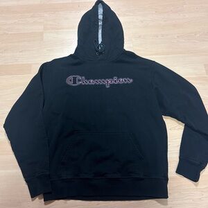 Champion Black Pullover Hoodie